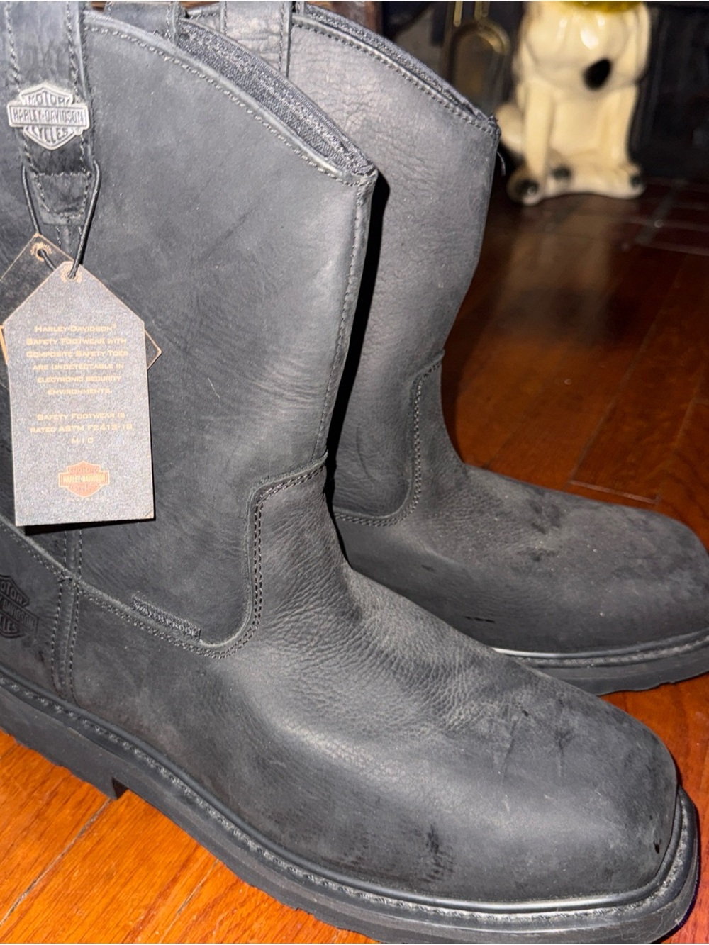 NEW HARLEY DAVIDSON WORK Men's Altman Western Classic Composite Waterproof Work
